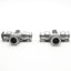 New Lot of 2 SMC KQB2T08-00 Union Tee Fitting 8mm Tube 3 MPa Proof -100kPa to 1MPa