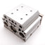 Used SMC MGPM25-40Z Compact Guided Cylinder, Bore: 25mm, Stroke: 40mm, 1.0MPa, Rc1/8