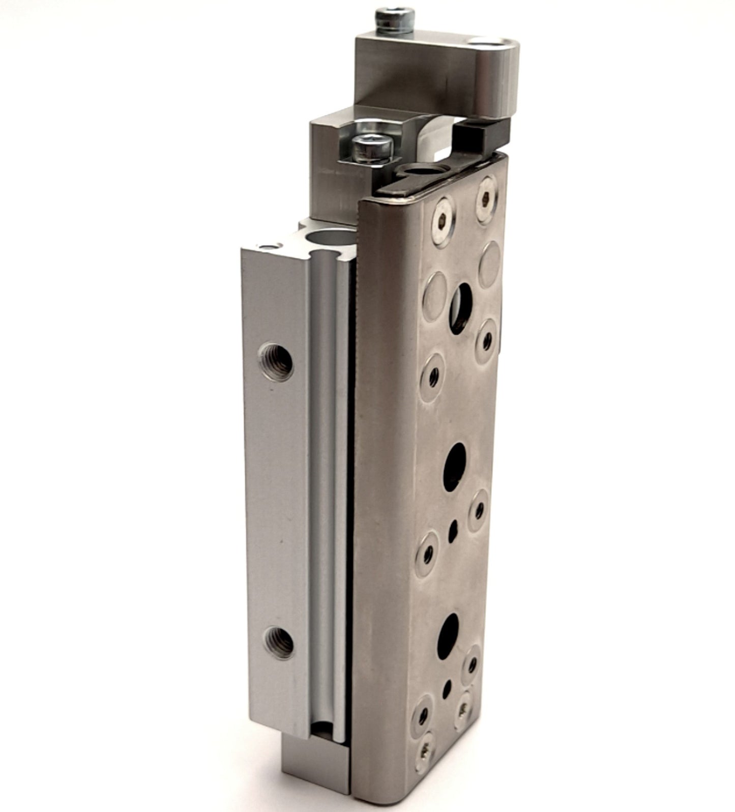 New SMC MXQ8A-30ZA7 Precision Slide Table, 8mm Bore, 30mm Stroke, Metal Stopper