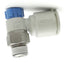 Used Lot of 5 SMC AS2211F-N01-10S Flow Control Fitting, 1/8" NPT, 10mm P2C, 1 MPa Max