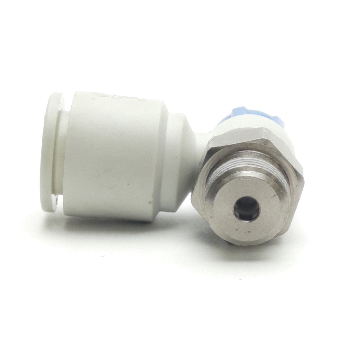 Used Lot of 5 SMC AS2211F-N01-10S Flow Control Fitting, 1/8" NPT, 10mm P2C, 1 MPa Max