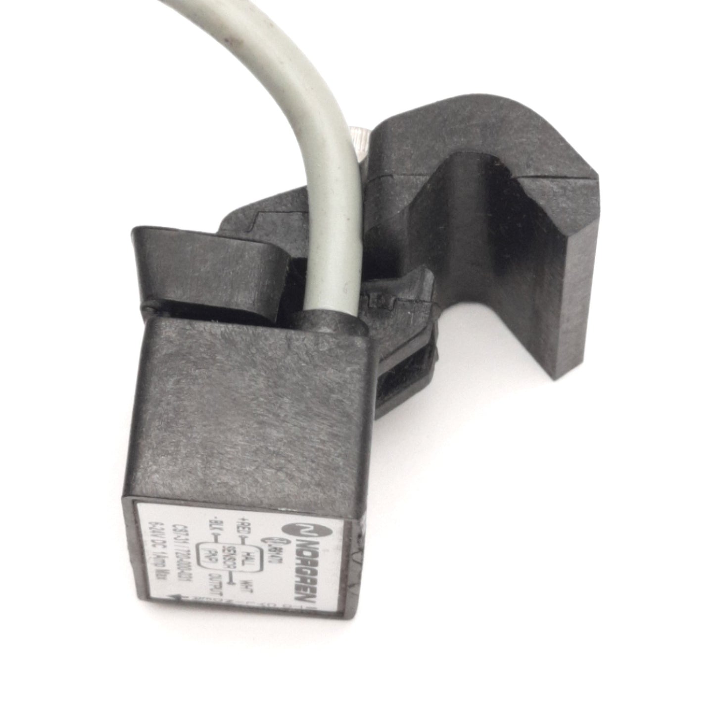 Used Norgren CS7-31 Hall Sensor 6-24V DC, 1A Max, PNP Output, w/ Mounting Bracket
