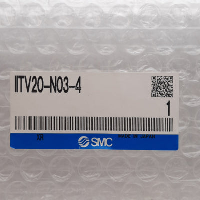 New SMC IITV20-N03-4 E/P Regulator Manifold, 3/8" NPT, 4 Stations, 1.0 MPa Max