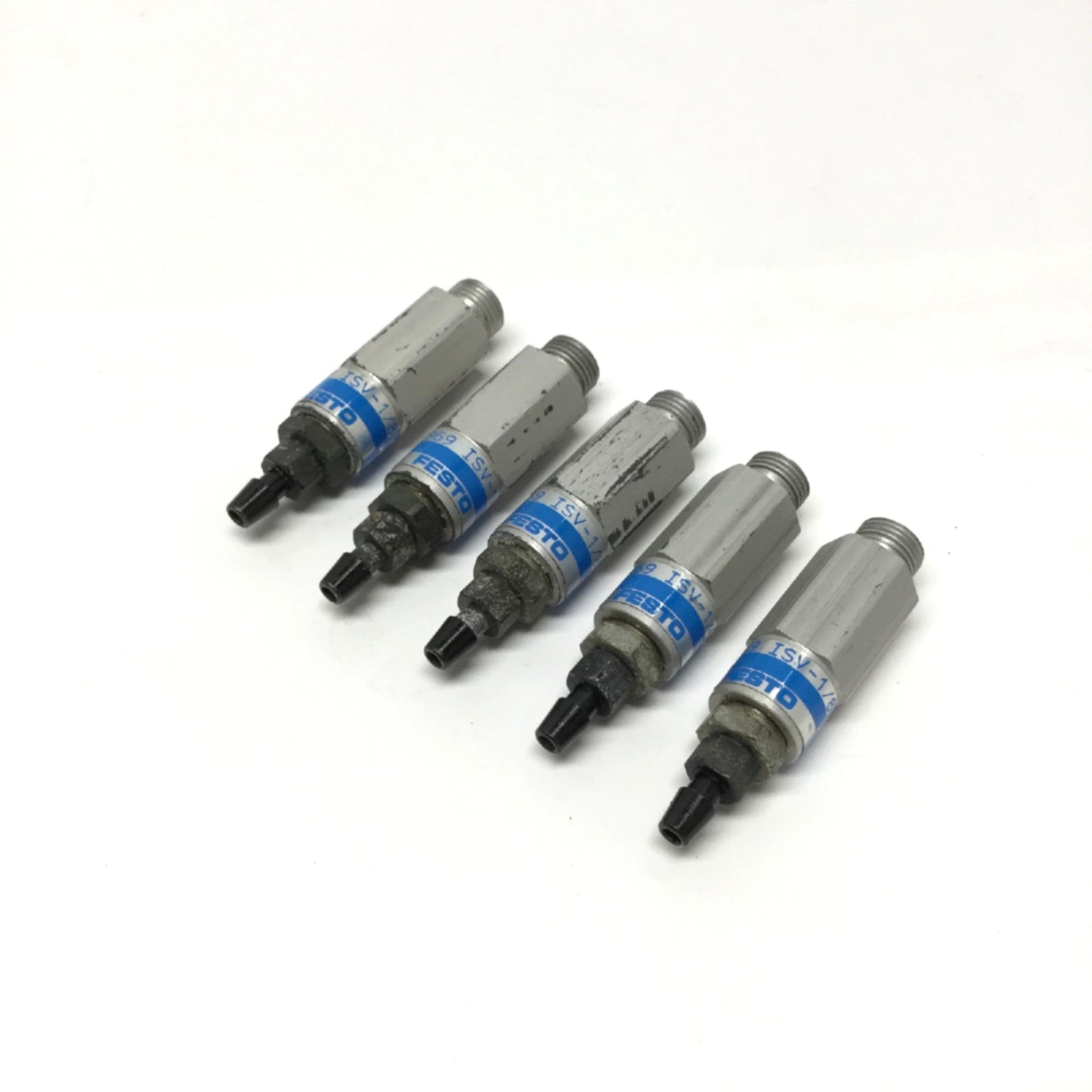 Used Lot of 5 Festo ISV-1/8 33969 Vacuum Suction Cup Security Valve, G1/8, 2LPM