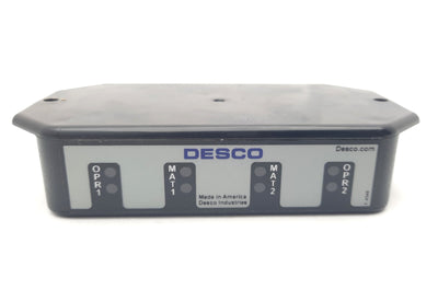 Used Desco 19246 Dual Operator Workstation Continuous Monitor, 24v DC, 500k-10m Ohms