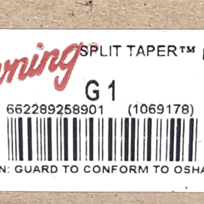 New – Open box Lot of 2 Browning G 1 Split Taper Bushings 1" Bore, 2" Flange Dia, 1/4-20 Thread