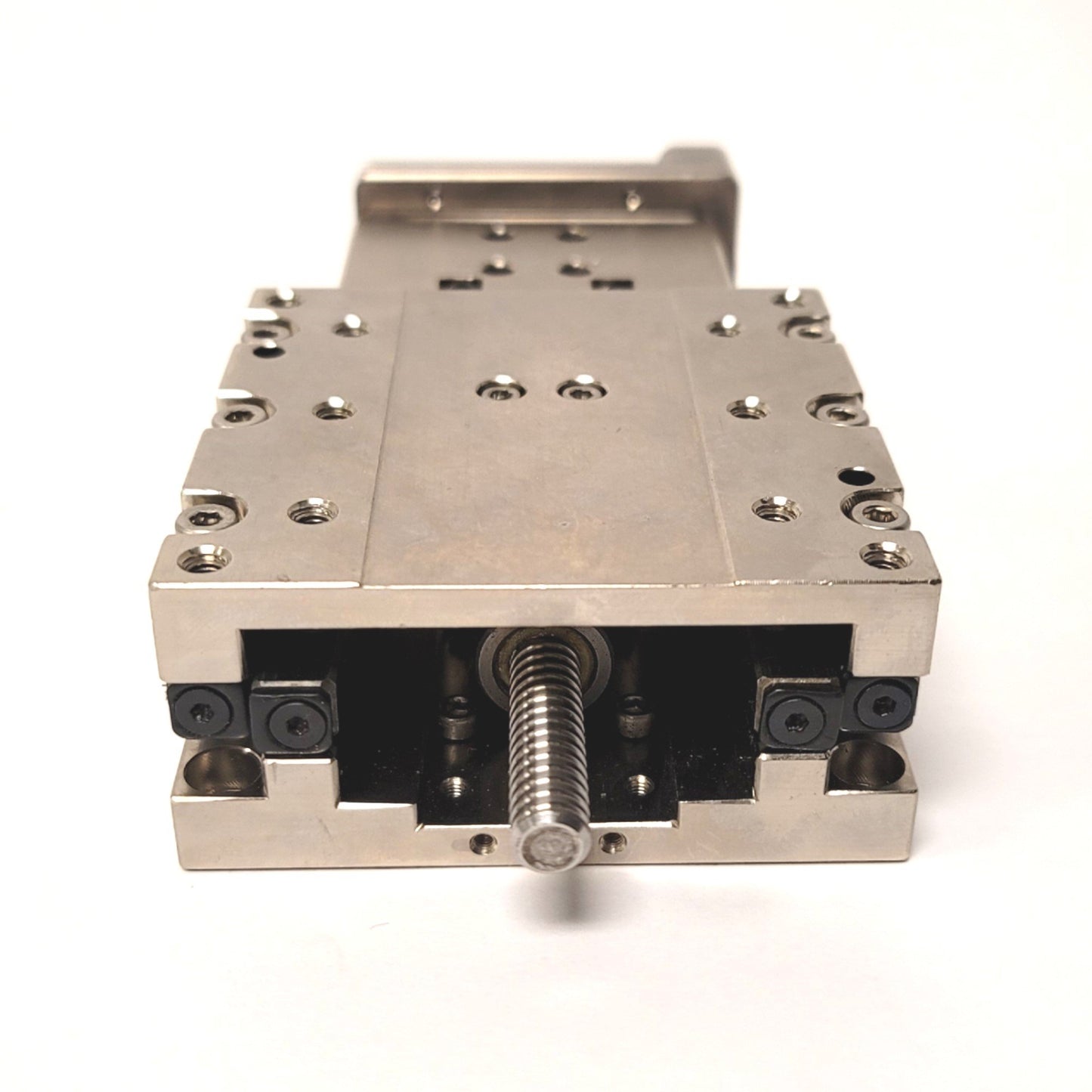 Used Parker MX80ST01MPK-D6M21 Linear Precision Ballscrew Positioner Stage 25mm Travel