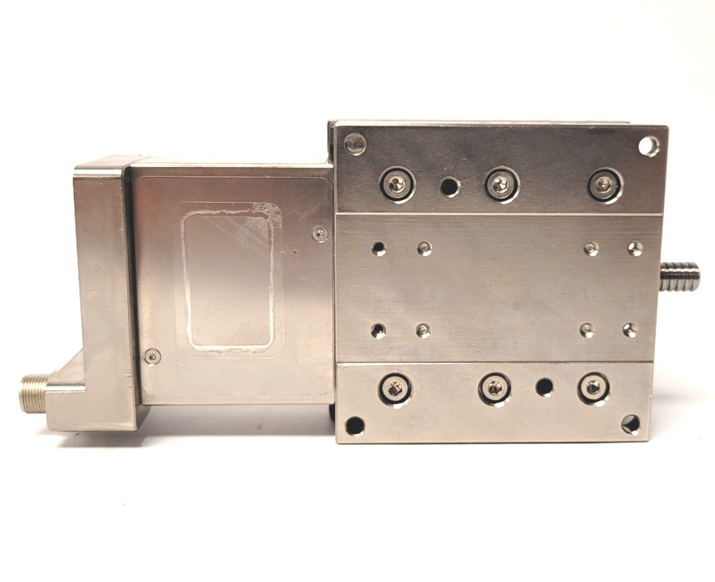Used Parker MX80ST01MPK-D6M21 Linear Precision Ballscrew Positioner Stage 25mm Travel