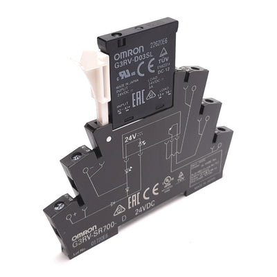 New – Open box Omron G3RV-D03SL Solid State Relay, SPST-NO, Coil: 24VDC, Rating: 24VDC 3A