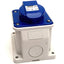 Used Gewiss GW 62 404 Angled Surface Mounted Socket Outlet, 16A, 200-250V, 2P+E