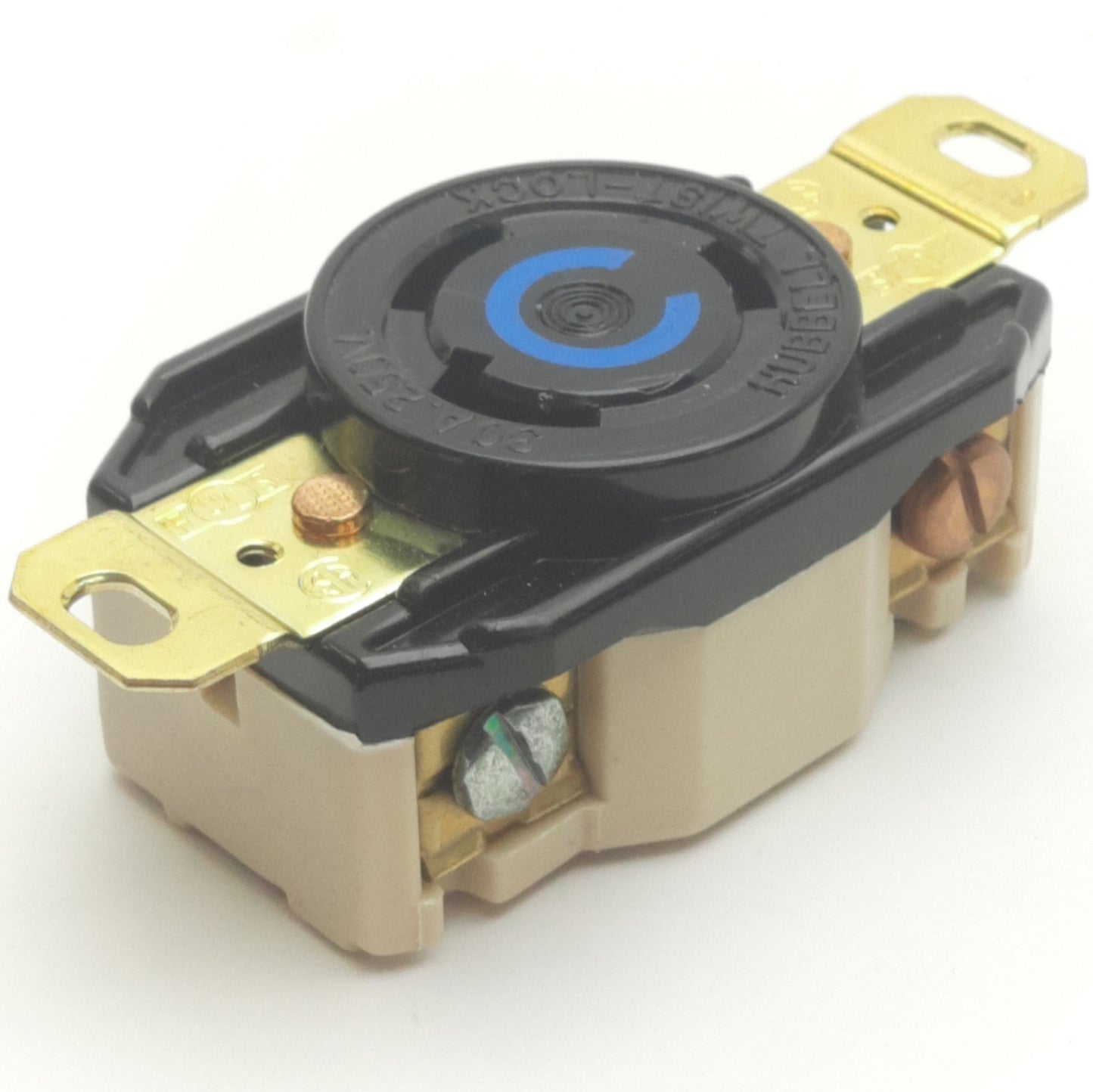 New – Open box Hubbell HBL2620 Twist-Lock Receptacle, 2-Pole, 3-Wire, 30A, 250VAC, NEMA L6-30R