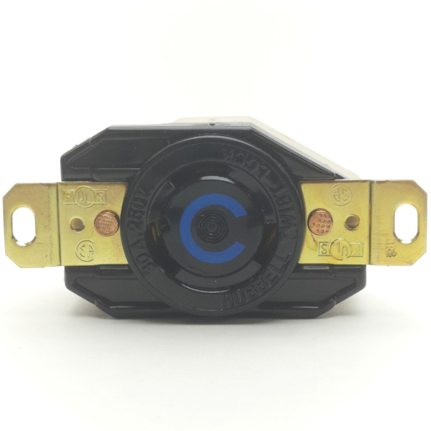 New – Open box Hubbell HBL2620 Twist-Lock Receptacle, 2-Pole, 3-Wire, 30A, 250VAC, NEMA L6-30R