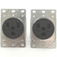 Used Lot of 2 Pass & Seymour 3804-CC6 Power Outlet, 2-Pole, 3-Wire, 50A, 250 VAC