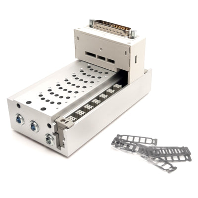 New SMC SS5Y3-51F1-07D-7N Plug-In Manifold Base, 1/4" One-Touch Ports, 25-Pin D-Sub