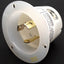 Used Hubbell HBL2615 Industrial Twist Lock, 30A, 125VAC, 2-Pole, 3-Wire, Screw Mount