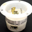 Used Hubbell HBL2615 Industrial Twist Lock, 30A, 125VAC, 2-Pole, 3-Wire, Screw Mount