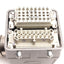 Used Lot of 2 Harting HAN ES 16F EDC Connector W/ Latch Housing 16B Female, 500V 16A