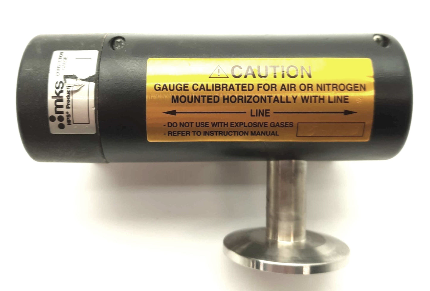 Used mks 103170027SH Convection-Enhanced Pirani Vacuum Sensor .001-1000Torr KF 25 DB9