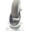 Used Lot of 4 Rubber Swivel Casters Diam. 100mm, Thickness 31mm, Overall Height 134mm