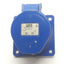 Used PC Electric 324 AC Supply 3-Phase Socket, 4-Pole, 32A, 250VAC, IP44 Protection