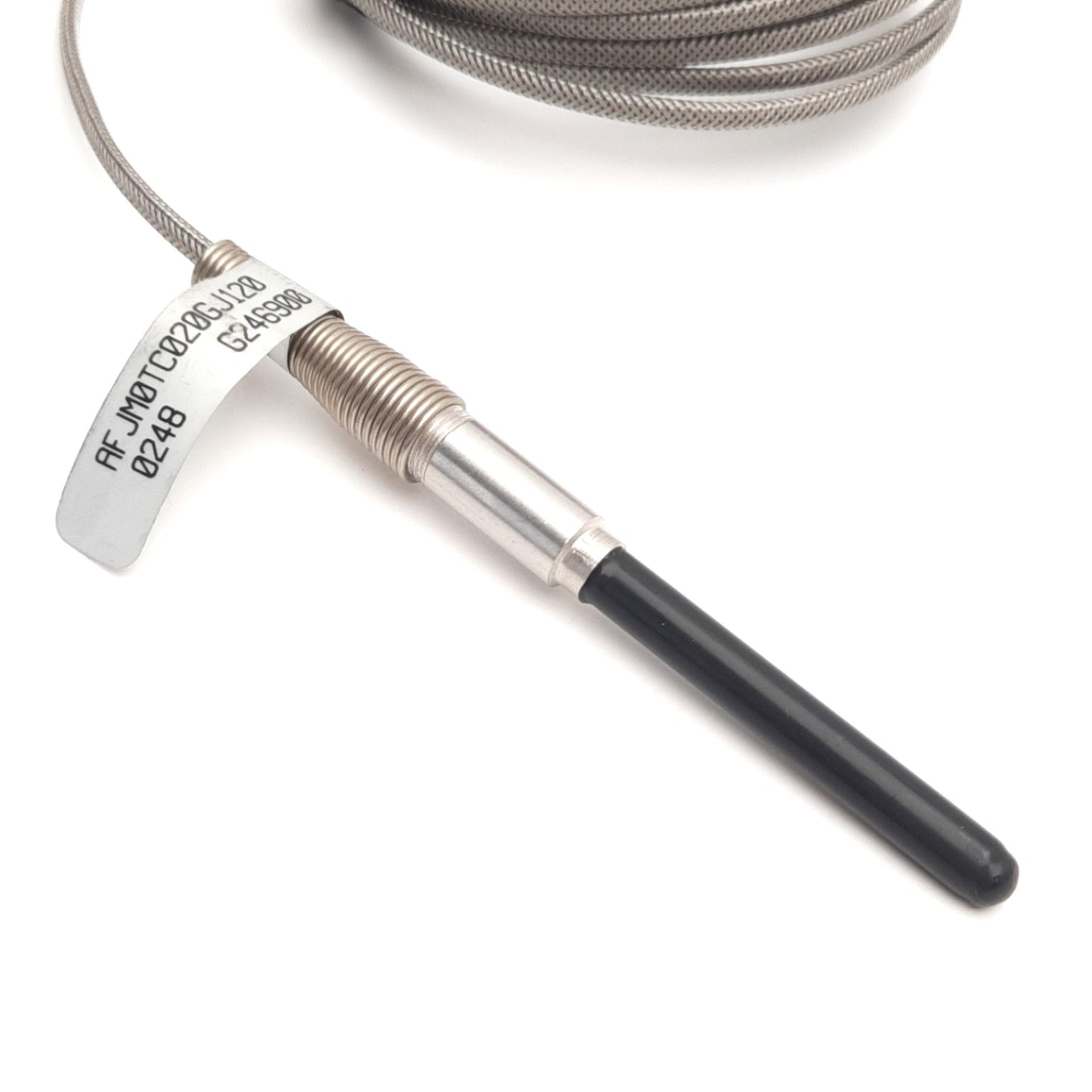 New – Open box Watlow AFJM0TC020GJ120 Thermocouple, Type J, 1/4" X 2" Sheath, 12Ft Leads