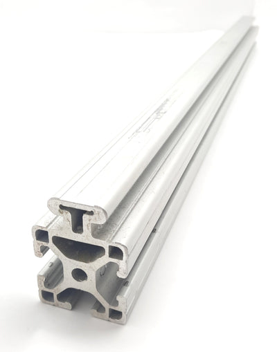 Used 80/20 1515-Lite 15 Series Aluminum Bar W/Clamp and Actuator 24"L x 1.5"W x 2"H