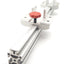 Used 80/20 1515-Lite 15 Series Aluminum Bar W/Clamp and Actuator 24"L x 1.5"W x 2"H