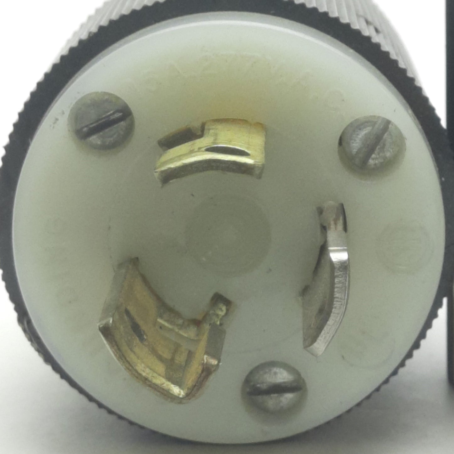 Used Lot of 2 Hubbell HBL4770C Twist-Lock Plug, 2-Pole, 3-Wire Ground, 15 A, 277 VAC