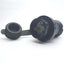 Used Hubbell HBL2321SW Twist-Lock Plug w/Watertight Shroud, 2-Pole 3-Wire, 20A 250VAC