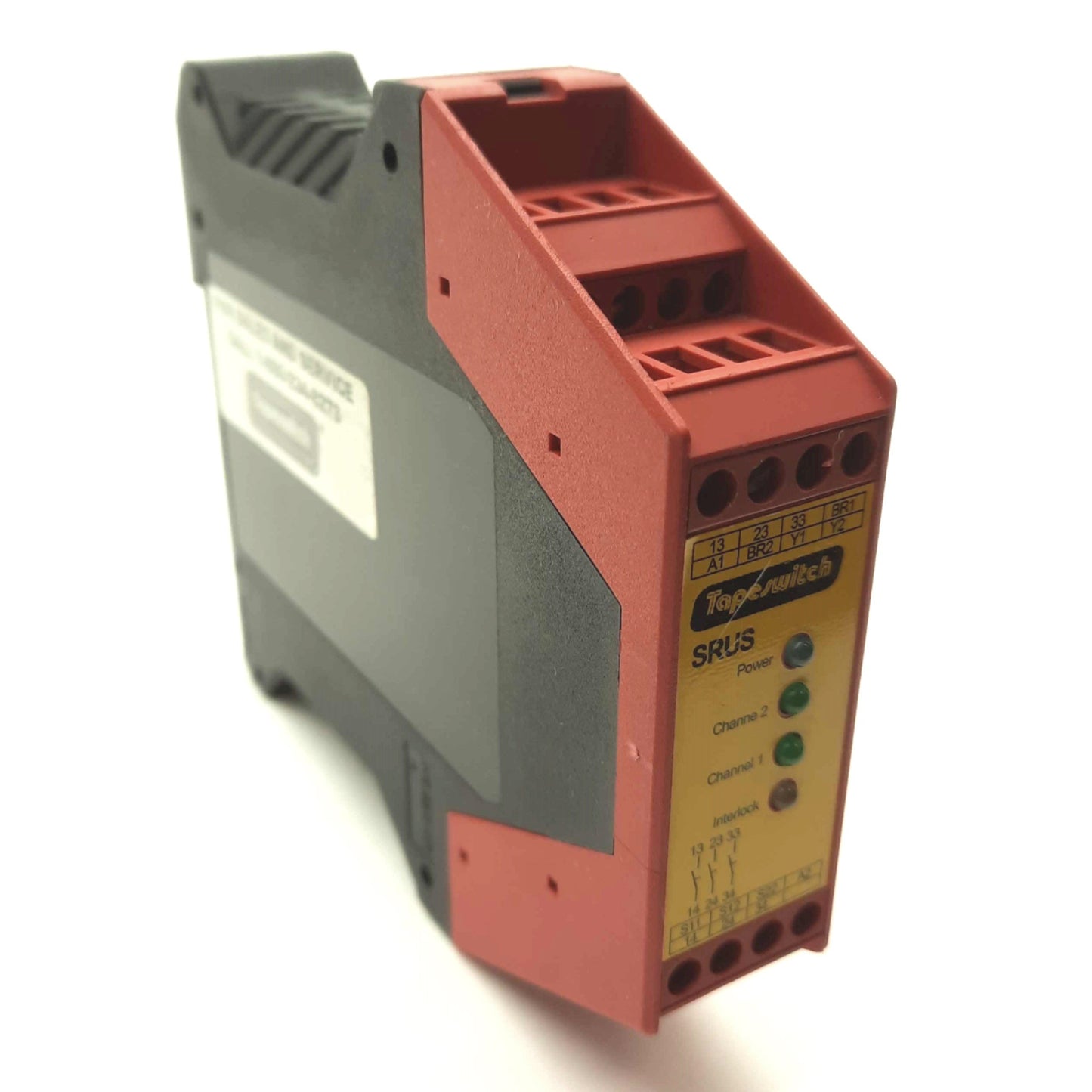 Used Tapeswitch 920005 SRUS Safety Relay, 2-Channel, 3-Pole NO 250VAC 6A, 24VDC