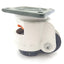 Used Lot of 4 Wheel Master WI-80 Plate Mount Leveling Swivel Caster 500kg, 2.48" Dia