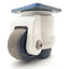 Used Lot of 4 Wheel Master WI-80 Plate Mount Leveling Swivel Caster 500kg, 2.48" Dia