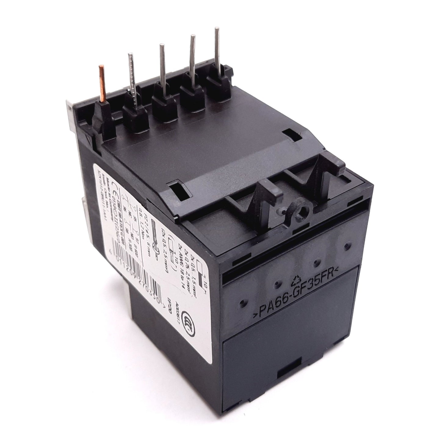 Used Siemens 3RU1116-1CB0 Overload Relay, 3-Pole N/C & N/O Aux, Range: 1.8-2.5A