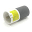 Used Hubbell HBL2311S Twist-Lock Plug w/ Safety Shroud, 2-Pole, 3-Wire, 125VAC, 20A