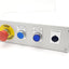 Used Hoffman E4PBG Pushbutton Enclosure Allen Bradley E-Stop Operator Panel