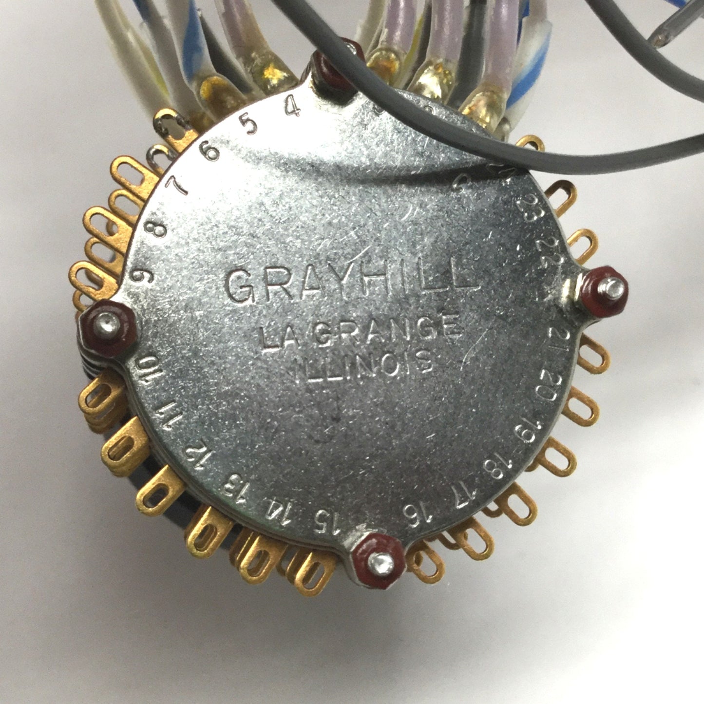 Used Grayhill 53M15-03-1-05N Multi-Deck Rotary Switch, 5-Position, 115VAC/30VDC 250mA