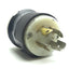 Used Hubbell HBL2771 Twist-lock Plug, 4-Pole, 4-Wire Non-Grounding, 30A, 347/600VAC