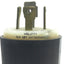 Used Hubbell HBL2771 Twist-lock Plug, 4-Pole, 4-Wire Non-Grounding, 30A, 347/600VAC