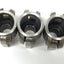 Used Lot of 3 PT Coupling 1400201 E05B 316 Stainless Cam & Groove B-Coupler 1/2" NPT