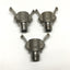 Used Lot of 3 PT Coupling 1400201 E05B 316 Stainless Cam & Groove B-Coupler 1/2" NPT