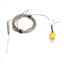 Used Watlow AFCJ0FA023UK100 Thermocouple Type K, 0.032" x 2.33" Sheath, 10Ft Lead