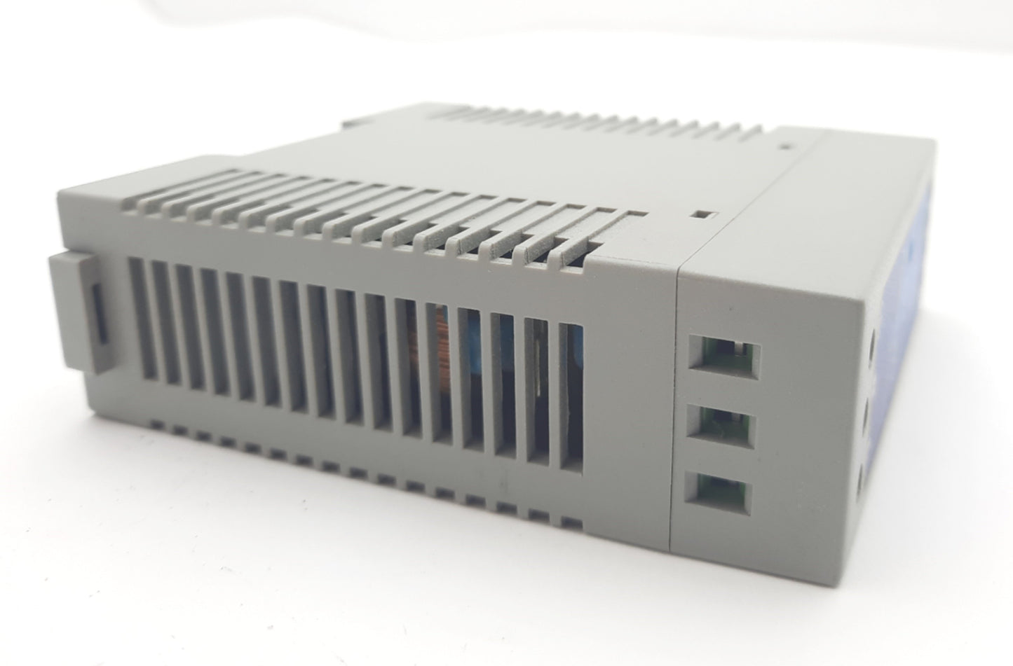 Used Micron MDP50-24-1 Power Supply 100-240VAC 1.65A, 24VDC 2.08A 50W DIN Rail