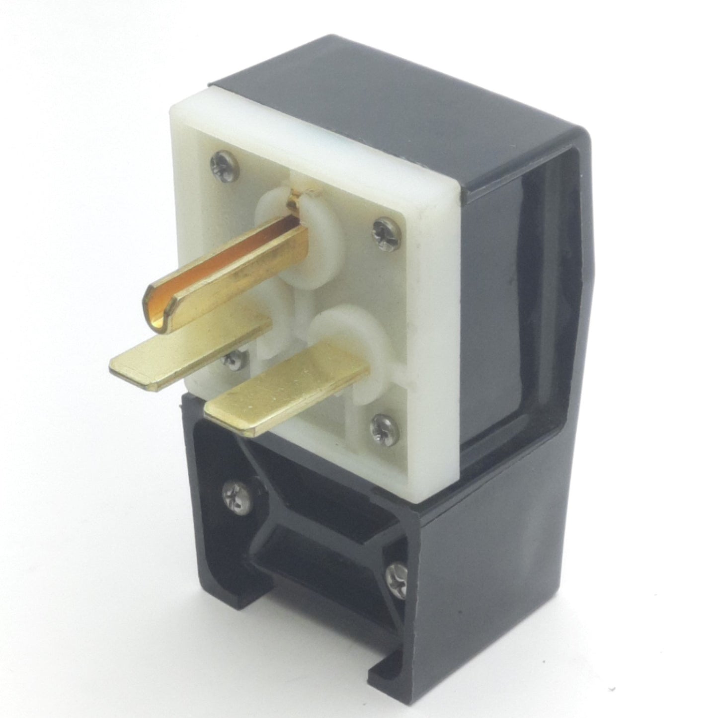 Used Hubbell HBL9331 Angled Male Plug, 2-Pole, 3-Wire Grounding, 30A, 250VAC, 6-30P