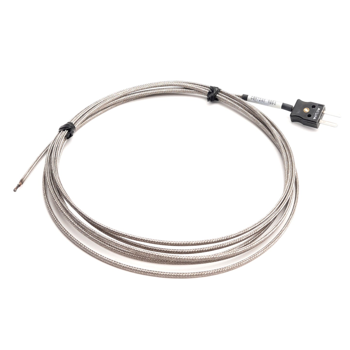Used Watlow 61XJBEX120F Thermocouple Type J Calibration, Stainless Steel 120" Lead