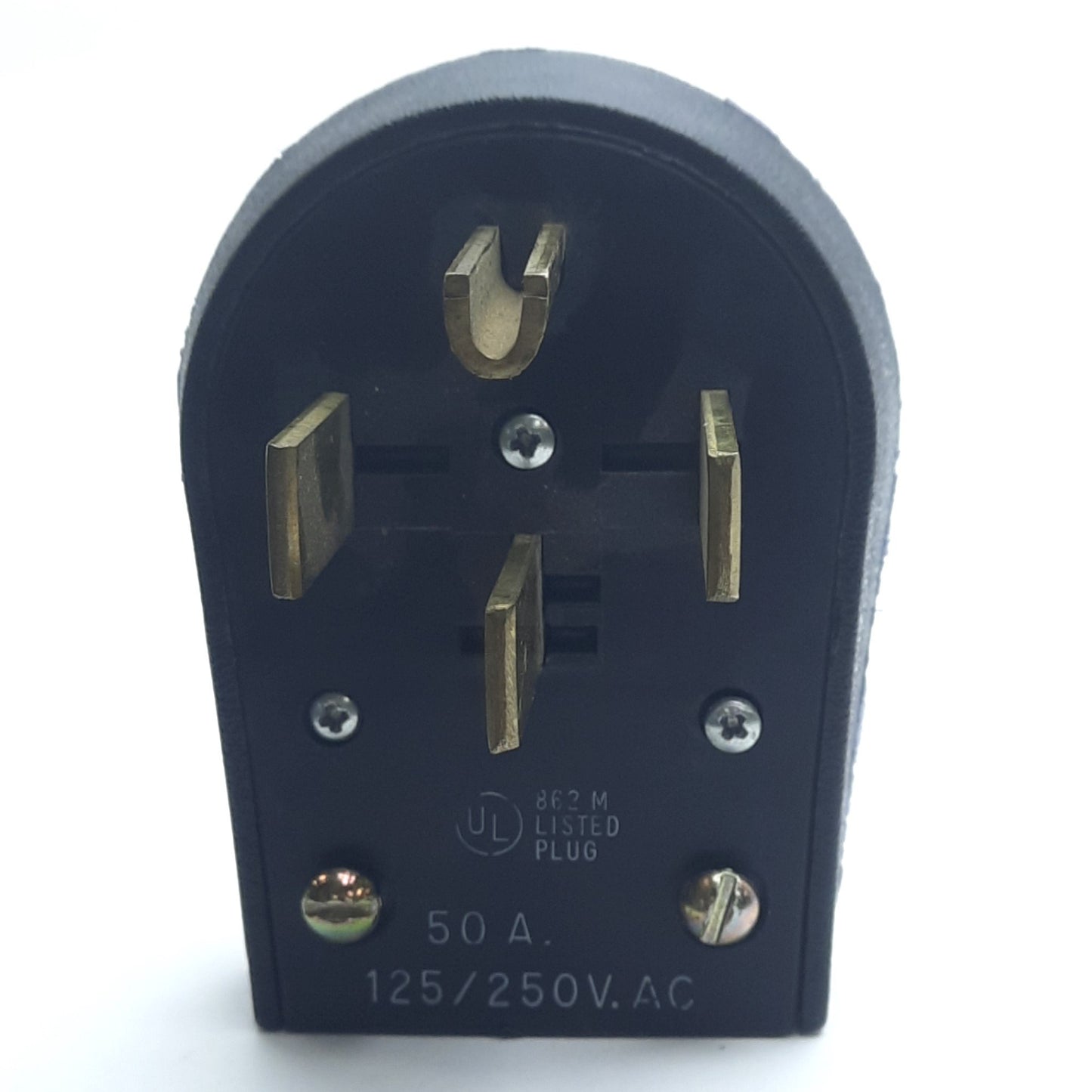 Used Midwest C54U Angled Male Plug, 3-Pole, 4-Wire Grounding, 50A, 125/250VAC, 14-50P