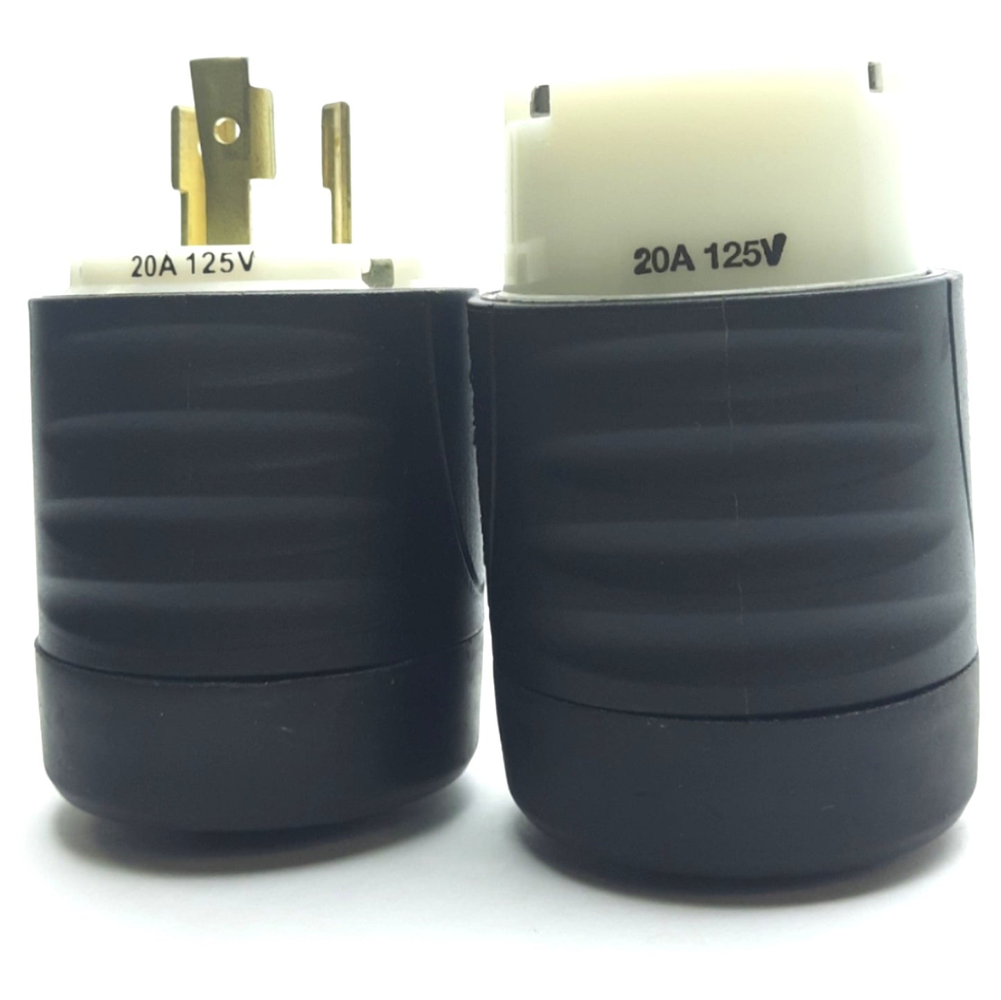 Used Pass & Seymour L520C & L520P Turn-Lock Plug and Receptacle, 3-Wire, 20A, 125VAC