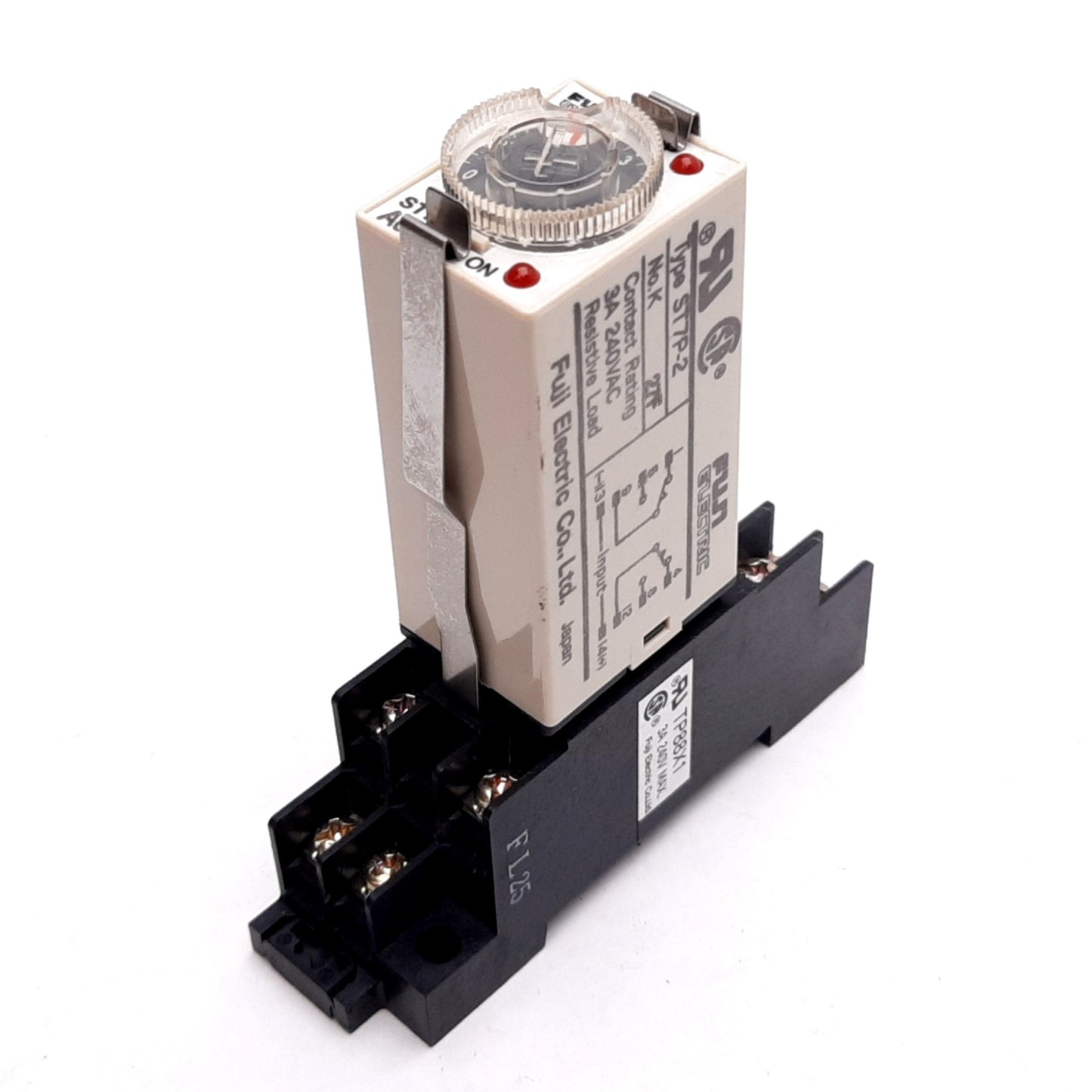 Used Fuji Electric ST7P-2 Timer Relay, Power: 220VAC, Range: 0-5sec, 240VAC 3A