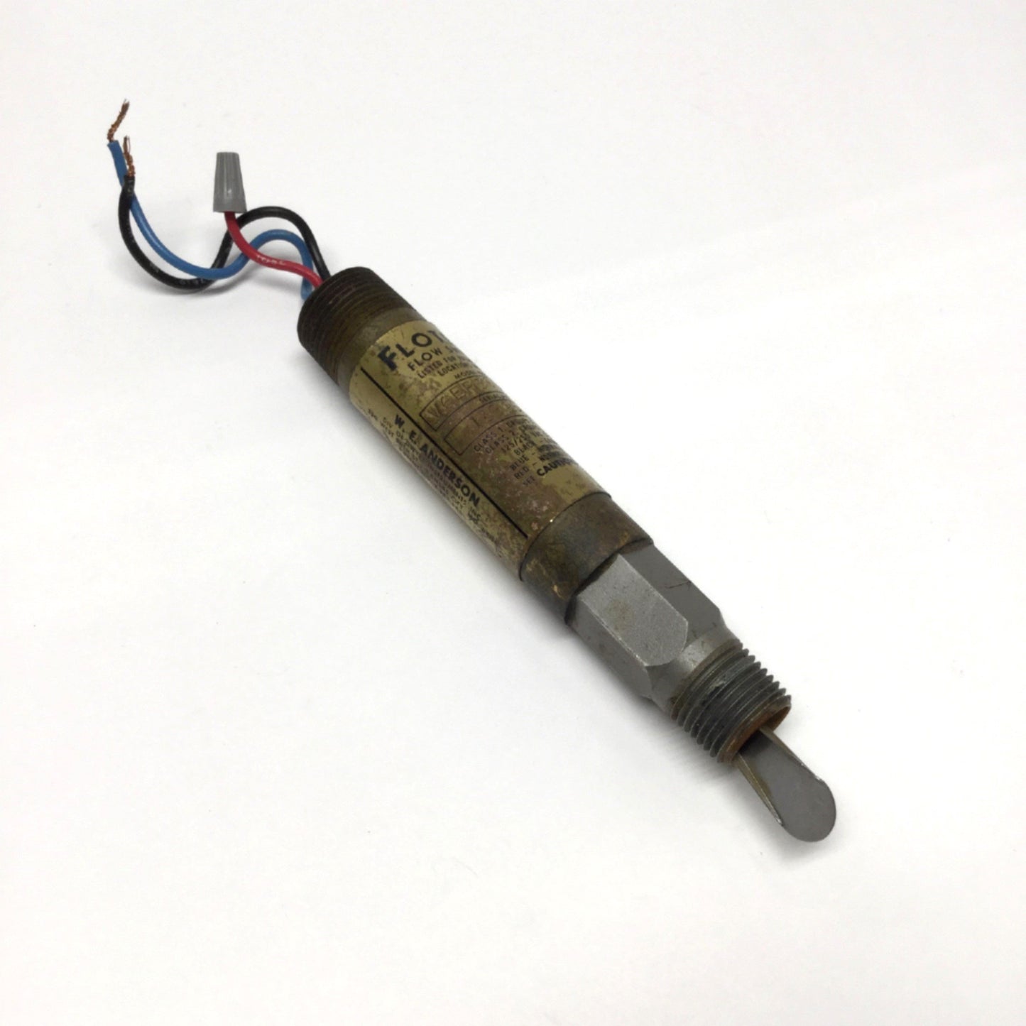 Used Flotect V6EPBSS1S Hazardous Location Flow Switch SPDT 1/2" NPT, 125/250VAC 5A