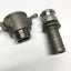 Used PT Coupling 15B & 15E 316SS Cam & Groove Coupler Ø1-1/2" w/Hose Shank Adapter