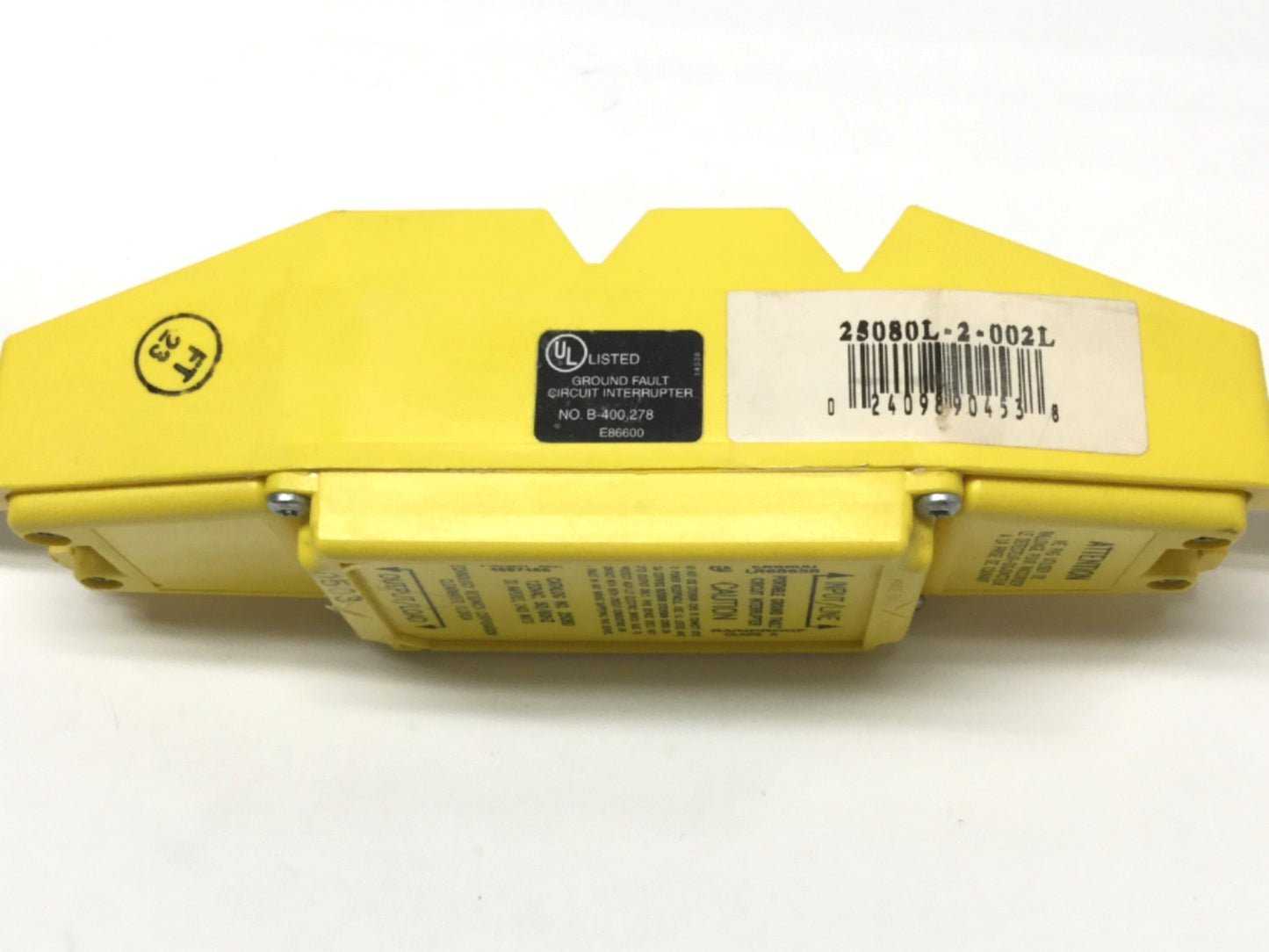 Used TRC 25080L-2-002L Portable Inline Cord GFCI 120V 50/60Hz 20A Twist-Lock 3-Pole